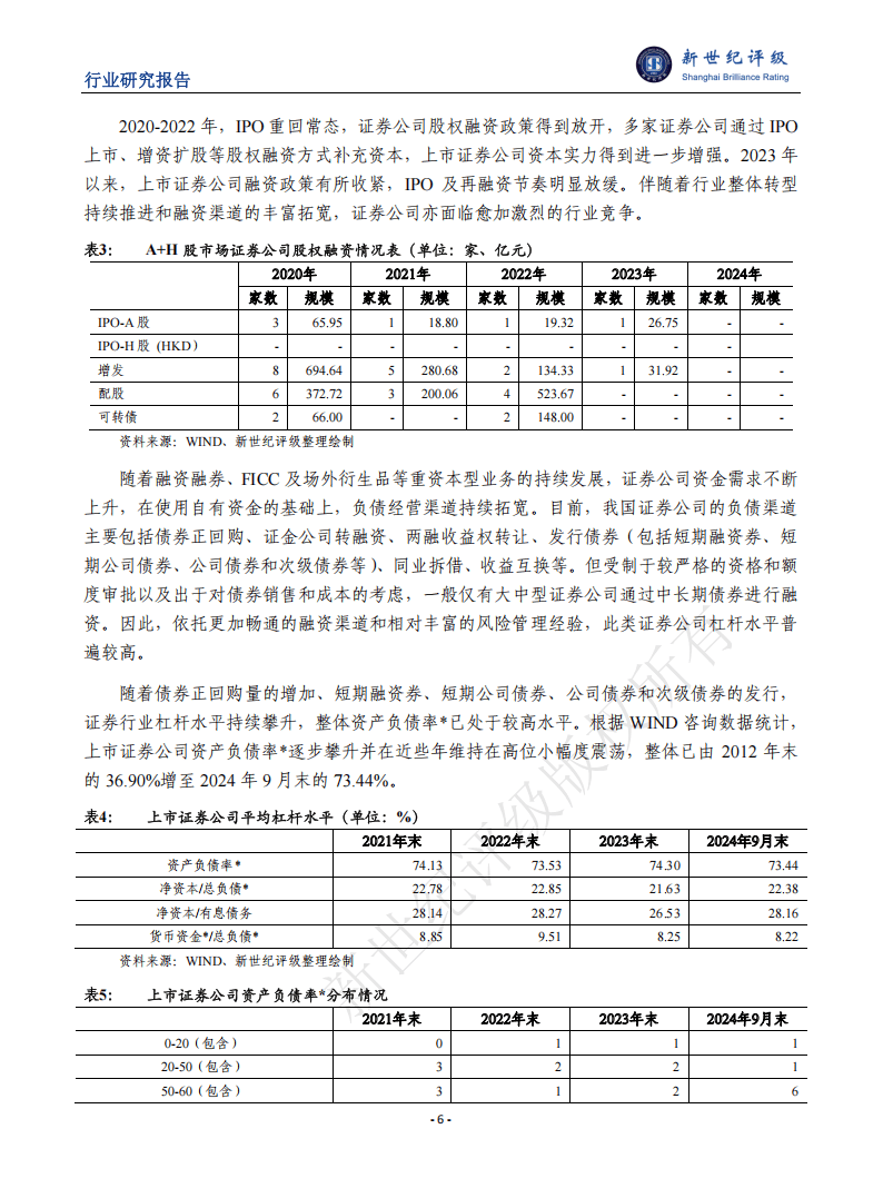新世纪资信评估-证券行业2024年信用回顾与2025年展望