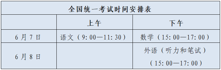 2025高考 | 山东夏季高考各科目考试时间是如何安排的？